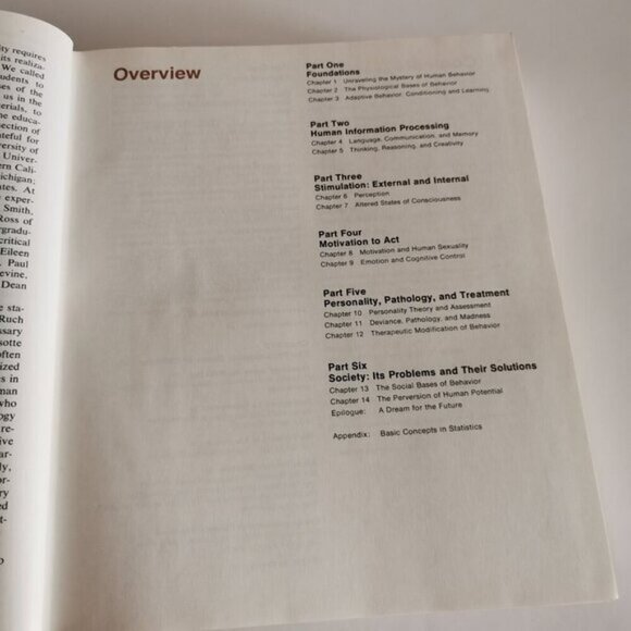 1975 Psychology and Life Textbook Vintage HIGHLIGHTING 9th Ed Pathology Mental - Picture 7 of 11